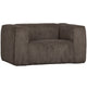 WOOOD Bean fauteuil Ribstof Mud