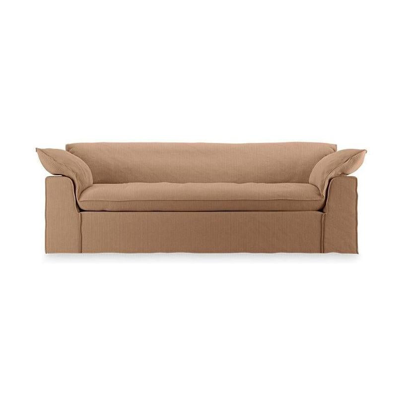HKliving Nomad bank 244 cm Corduroy Rib Brown