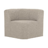 WOOOD Mojo Base eetbank hoek met rugleuning bouclé Beige