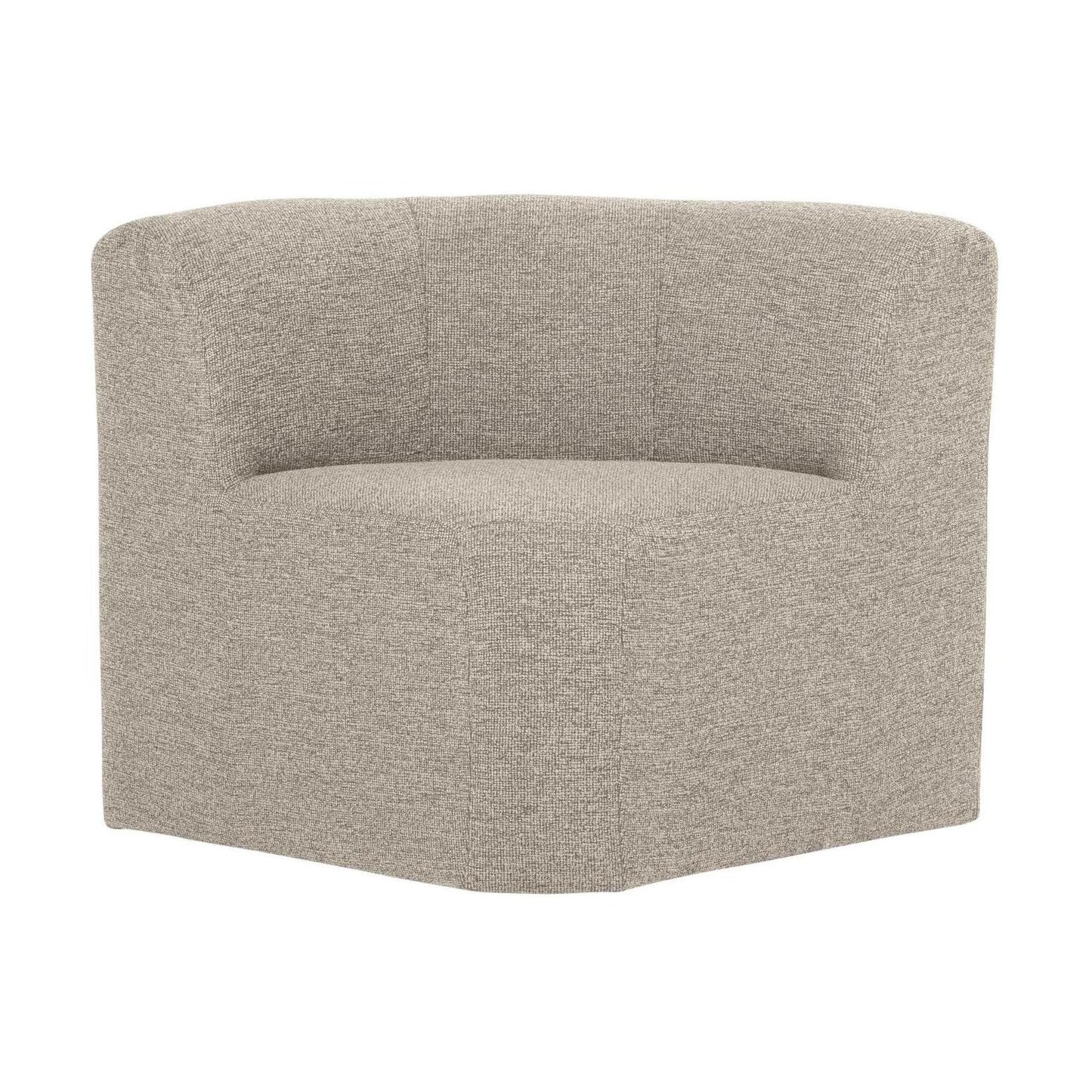 WOOOD Mojo Base eetbank hoek met rugleuning bouclé Beige