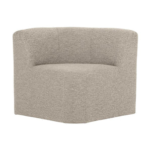 WOOOD Mojo Base eetbank hoek met rugleuning bouclé Beige