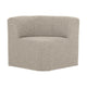 WOOOD Mojo Base eetbank hoek met rugleuning bouclé Beige