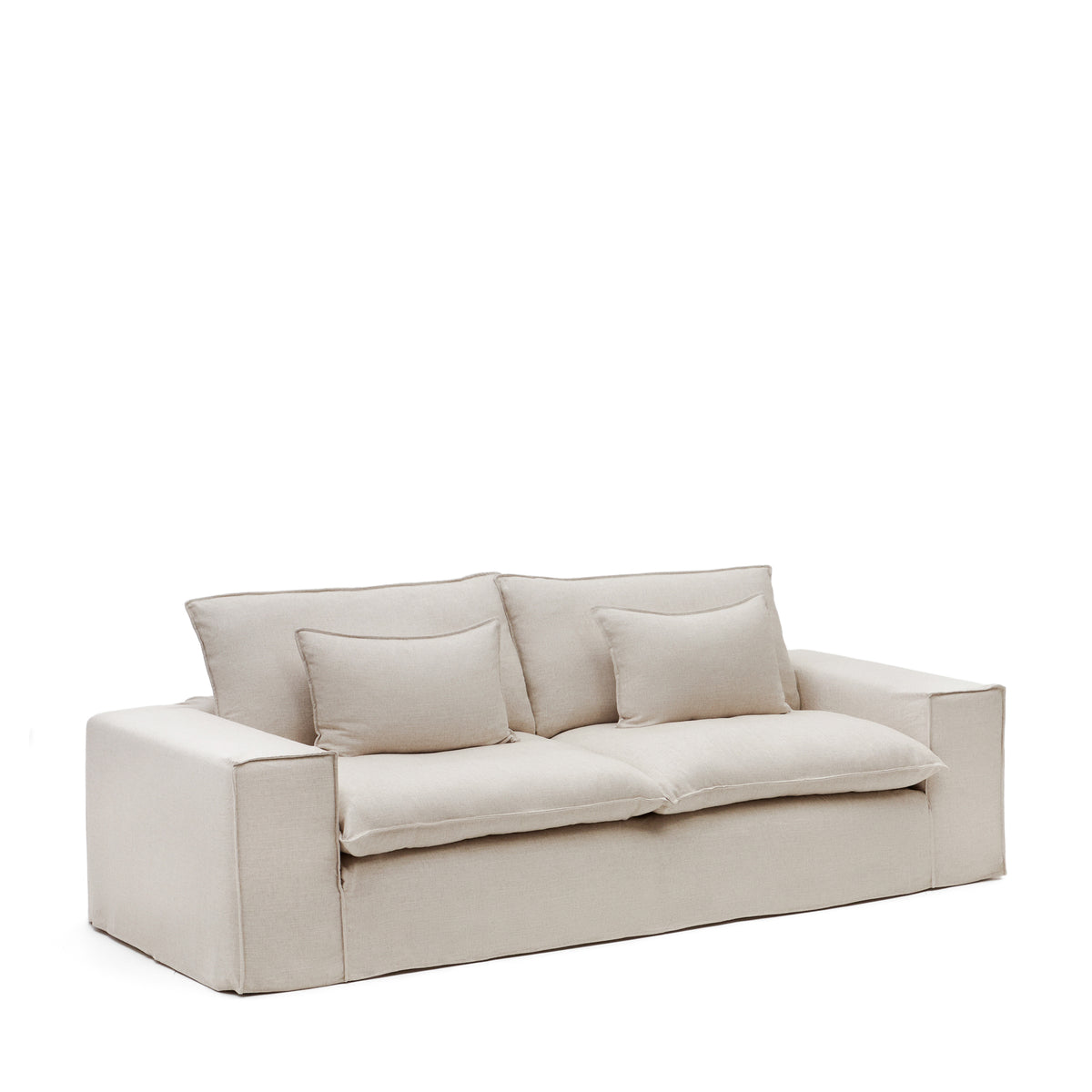 Kave Home Anarela 3-zitsbank Iboni Beige