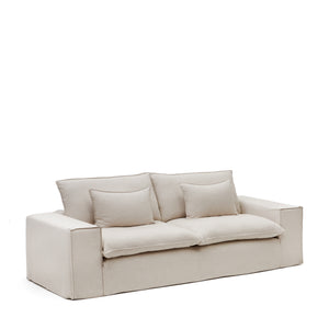 Kave Home Anarela 3-zitsbank Iboni Beige