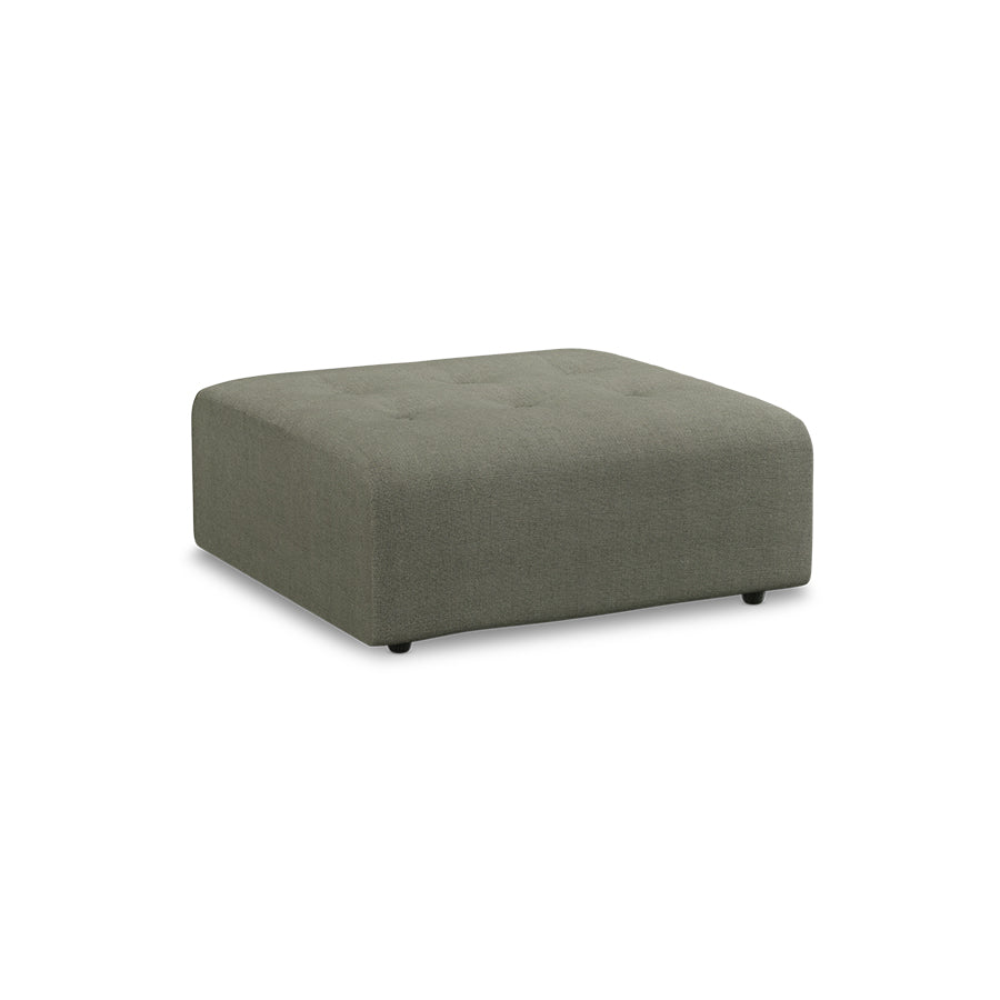 HKliving Vint hocker Linen Army Green