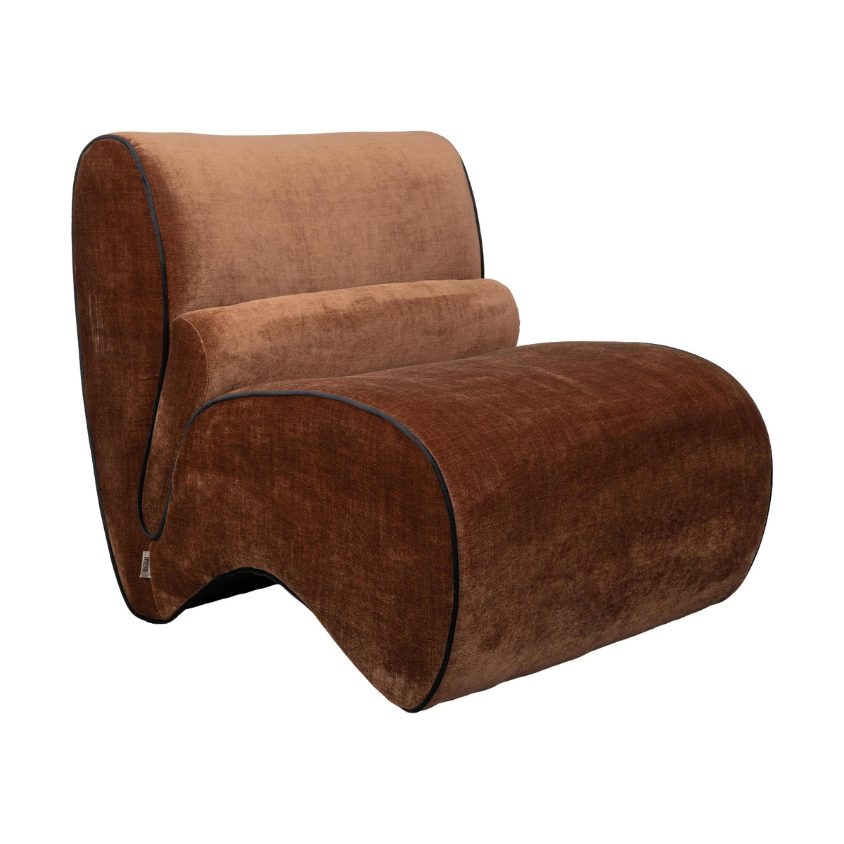 Dutchbone Donna fauteuil donkerbruin