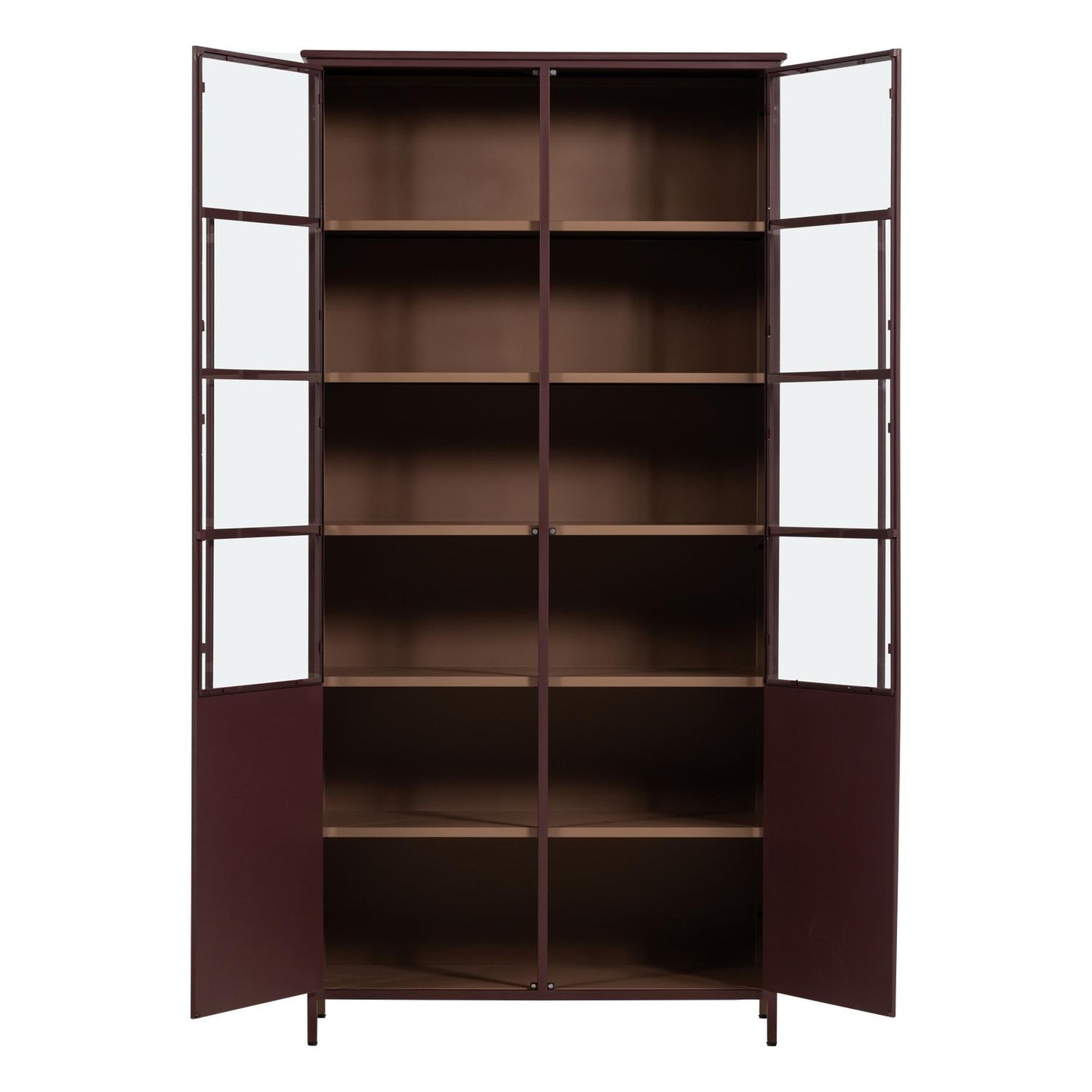WOOOD Exhibit vitrinekast XL 2-deurs Bordeaux