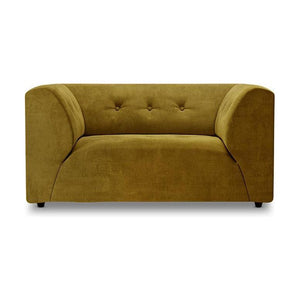 HKliving Vint loveseat Royal Velvet Olive