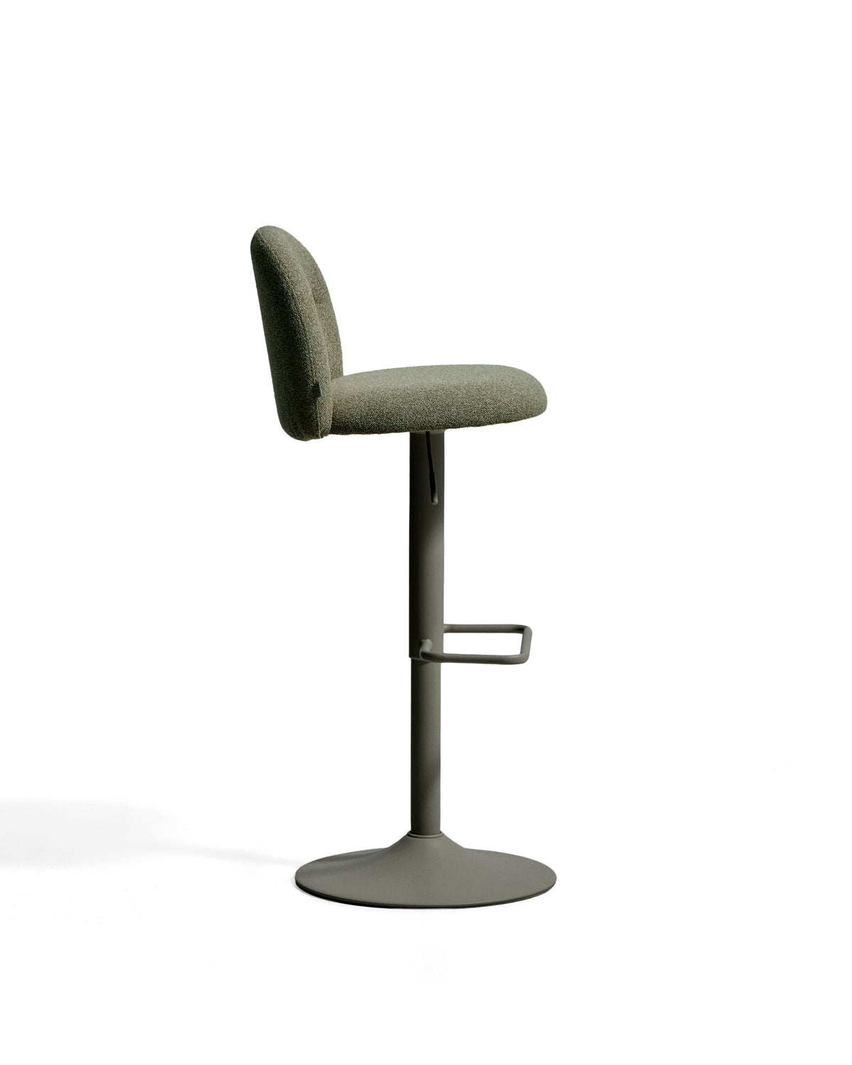 Kave Home Arino barkruk H86 chenille Green