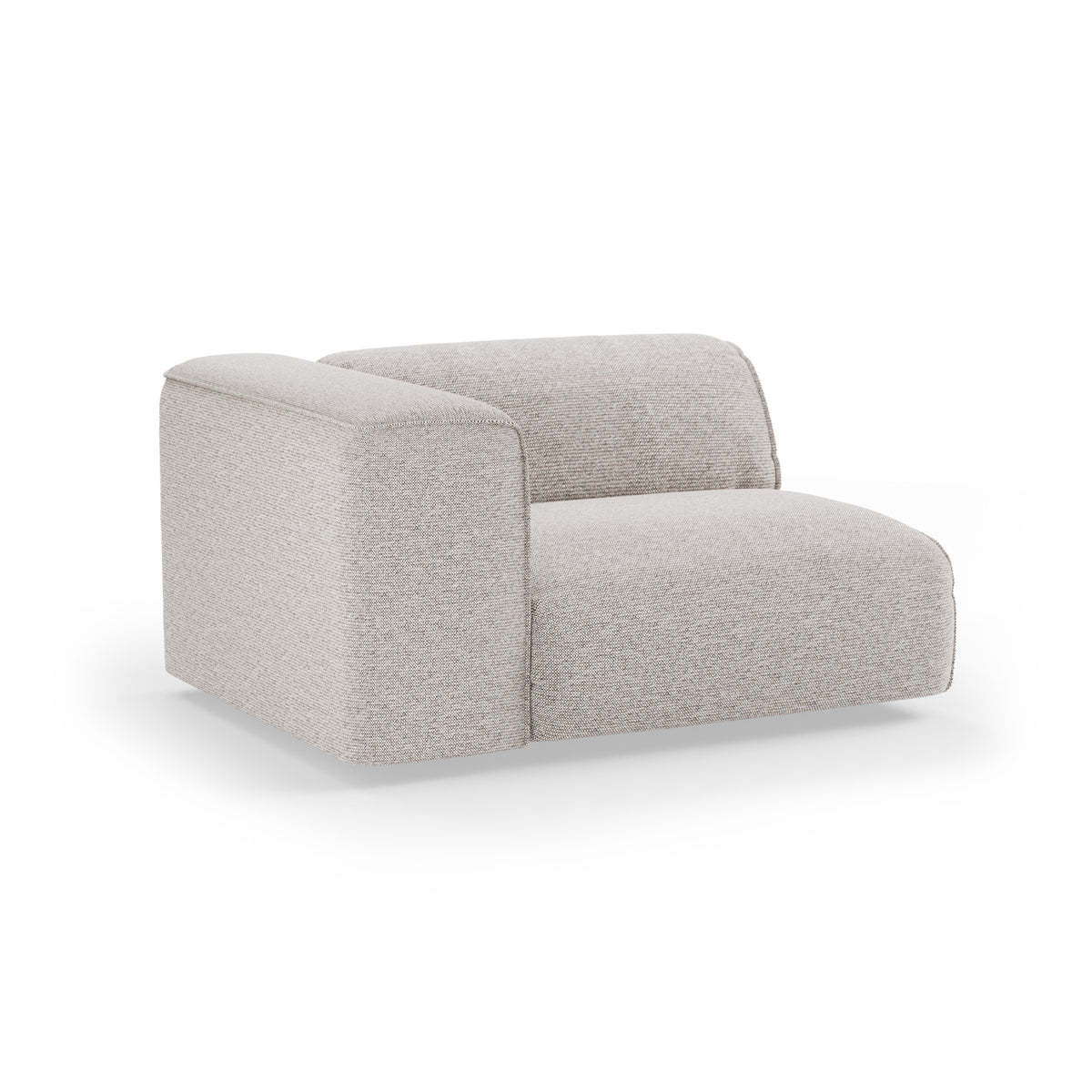 HKliving Flake bank left 1,5-seat Sneak Light Grey