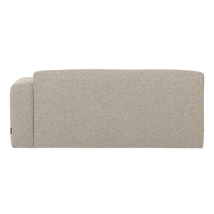 WOOOD Mojo Base 2-zits bank arm rechts bouclé Beige