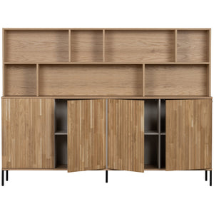 WOOOD Gravure wandkast Naturel