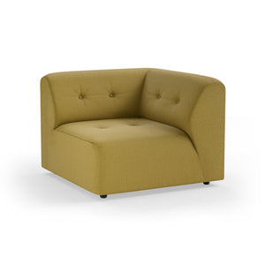 HKliving Vint bank right Linen Burnt Ochre