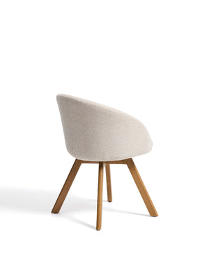 Kave Home Marvin eetkamerstoel chenille Beige