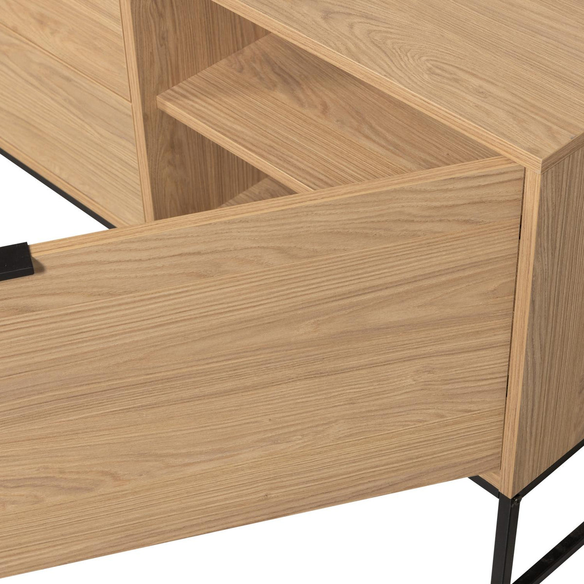 WOOOD Silas tv-meubel 180 cm eiken Naturel