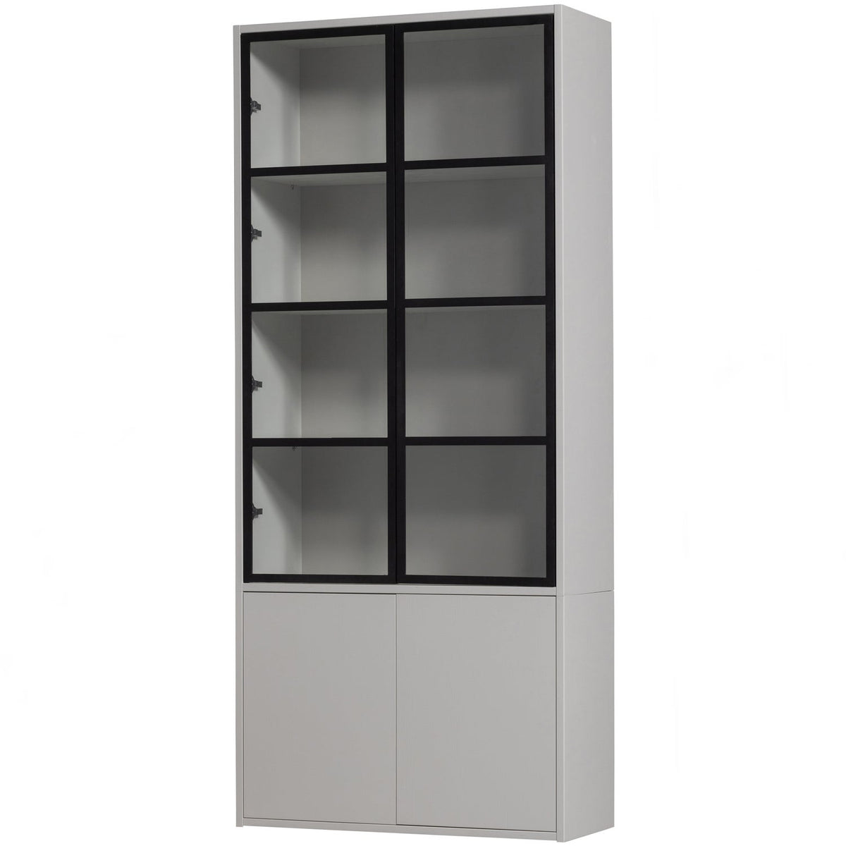 vtwonen Basic 4-deurs vitrinekast Mist