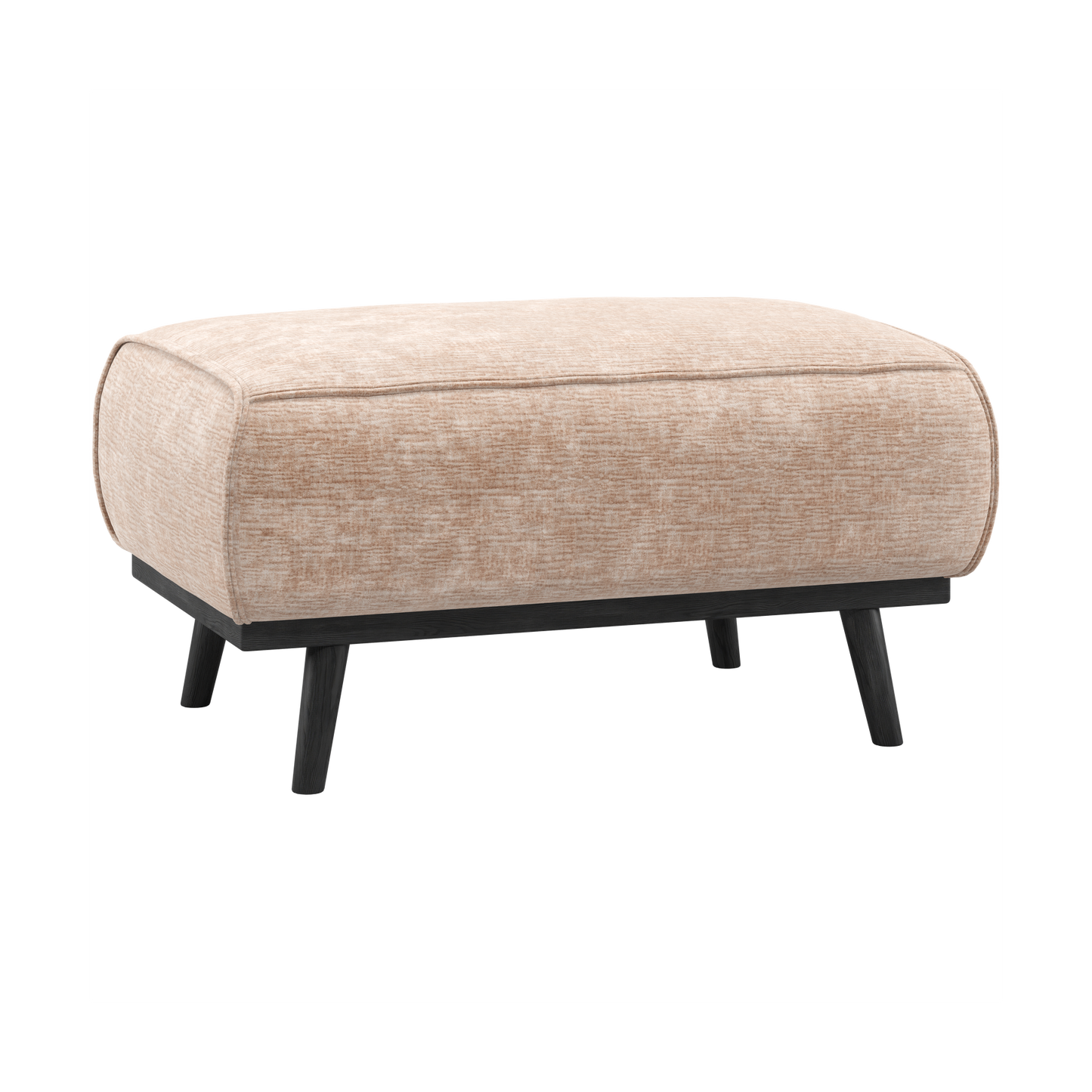 WOOOD Statement hocker Chenille Velvet Naturel