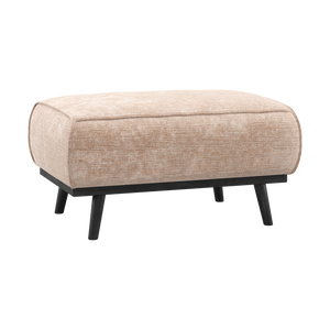 WOOOD Statement hocker Chenille Velvet Naturel