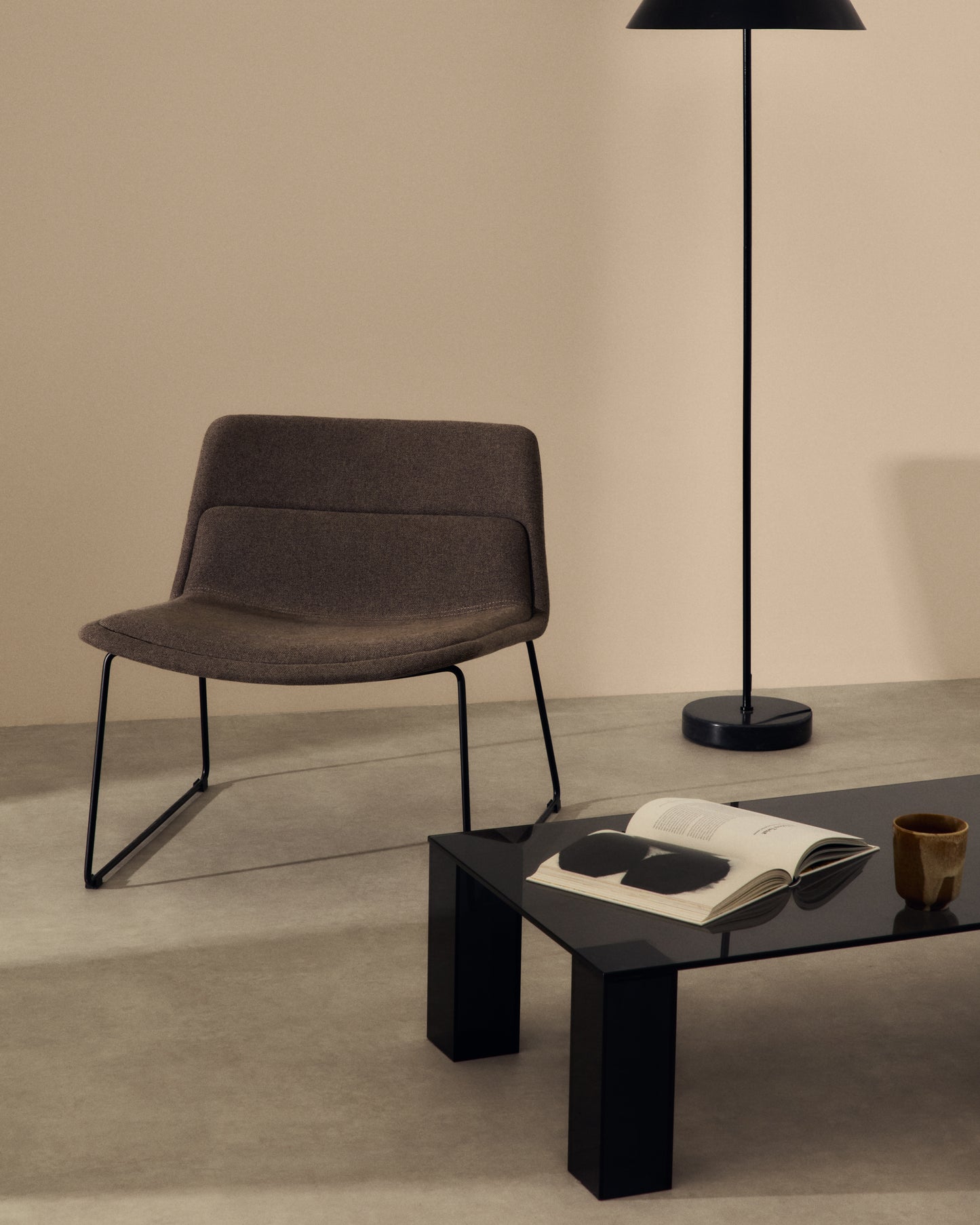Kave Home Zahara fauteuil Light brown