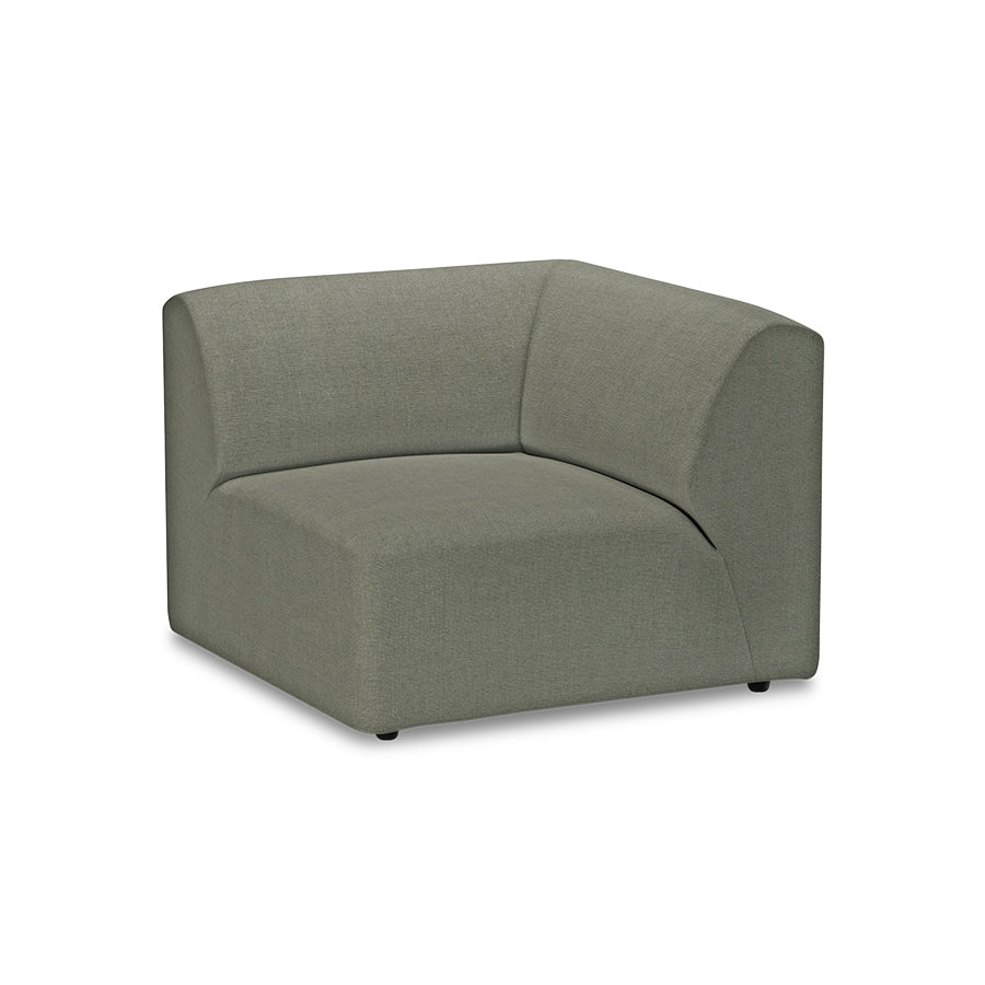 HKliving Jax bank right end Linen Army Green