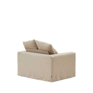 Kave Home Nora fauteuil 140x104 cm Taupe