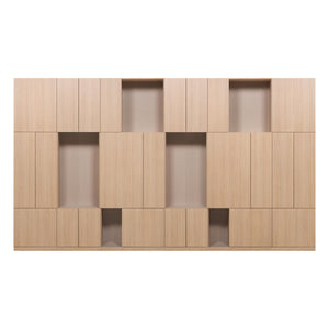 WOOOD Build wandkast 376 cm Naturel