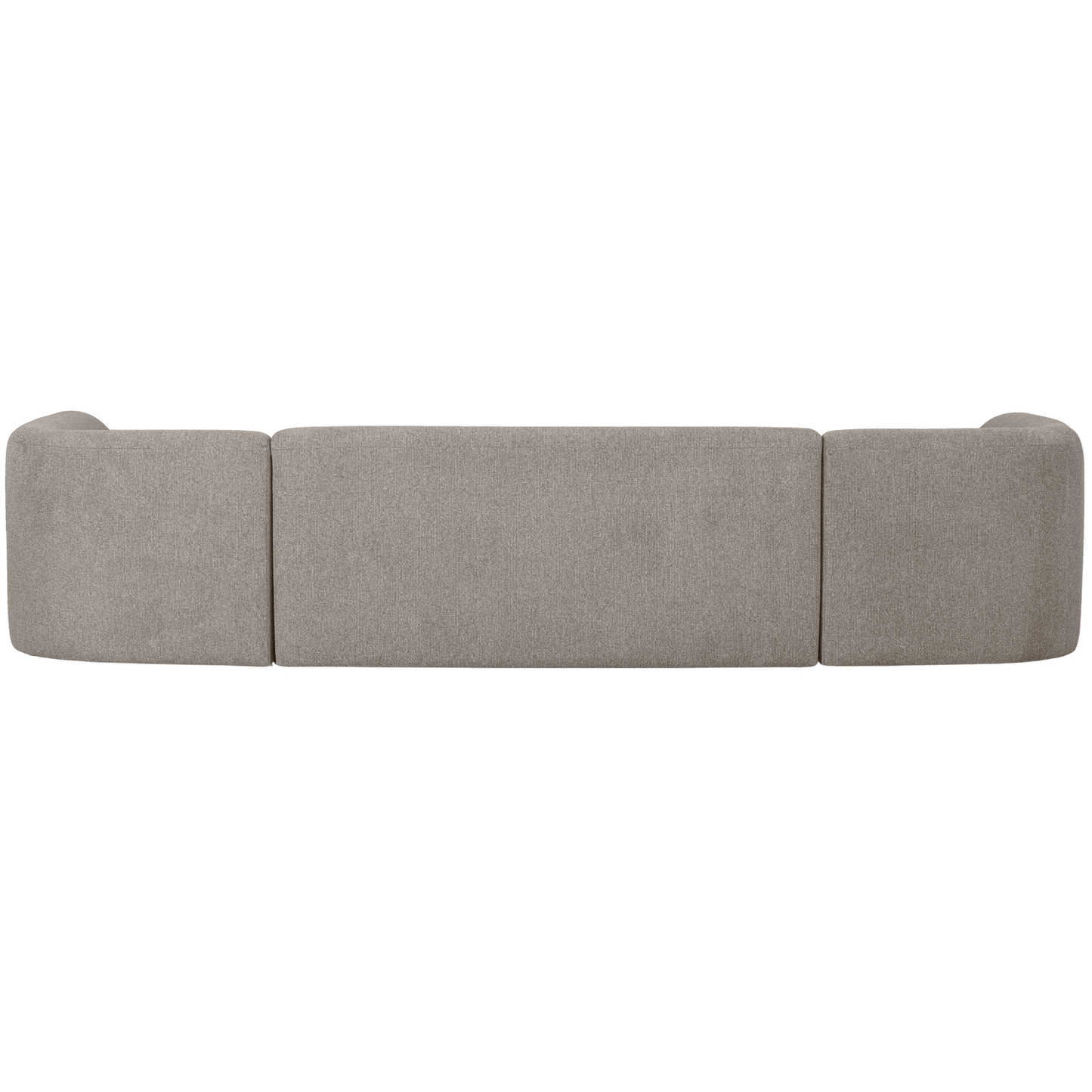 WOOOD Sloping U-vorm bank Off-White Melange