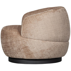 WOOOD Woolly fauteuil draaibaar chenille Zand