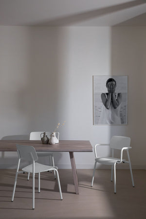 Fermob Studie tuinstoel met arm Deep blue