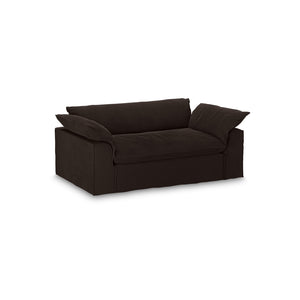 HKliving Nomad bank 204 cm Royal Velvet Espresso