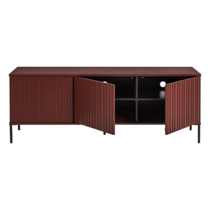 WOOOD New Gravure tv-meubel 150 cm Bordeauxrood