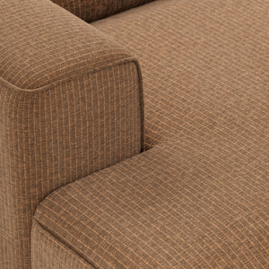 HKliving Flake bank left divan Corduroy Velvet Aged Gold