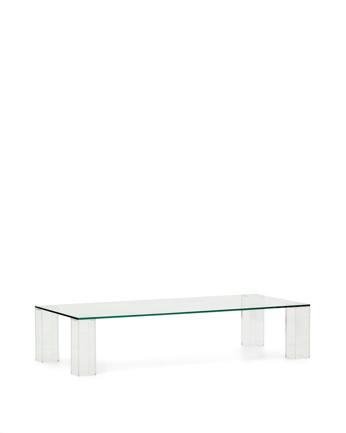 Kave Home Adularia salontafel 140x60 cm Transparant
