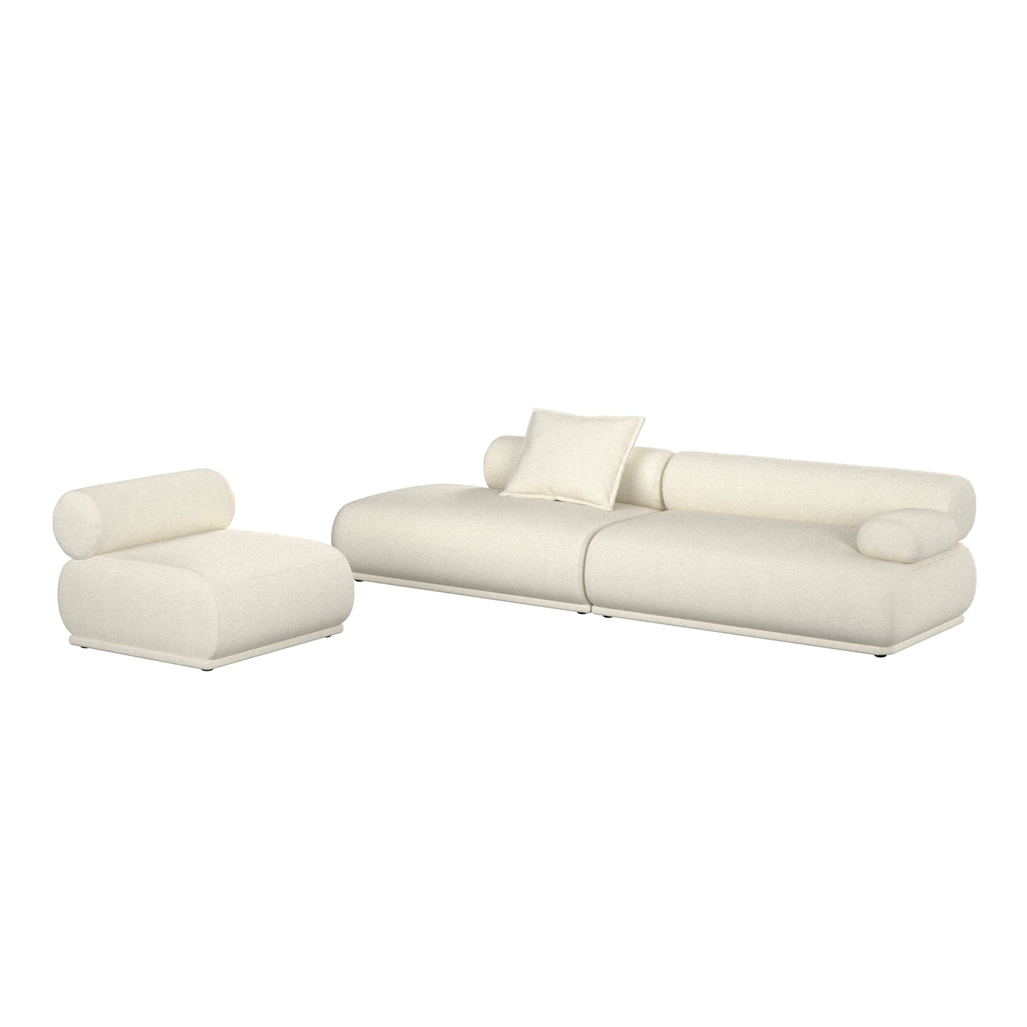 Zuiver Rembrandt 4,5-zitsbank rechts Beige