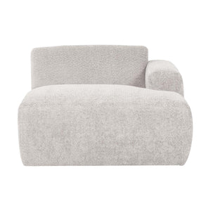 WOOOD Mojo Base chaise longue bank arm rechts wollig Ecru