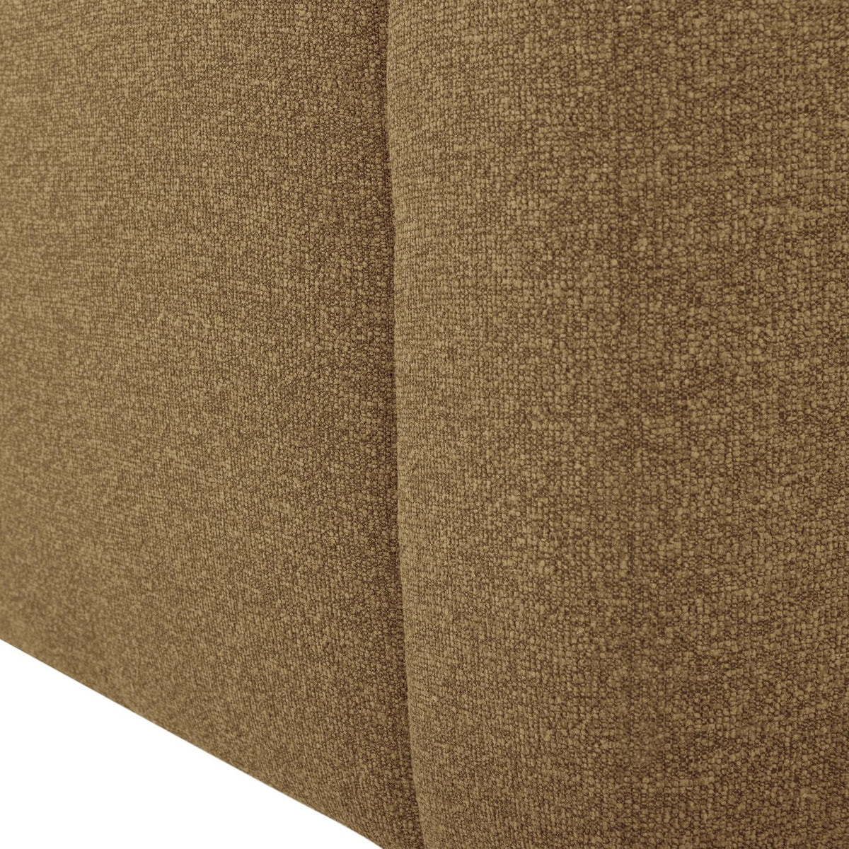 WOOOD Mojo Base 1-zits bank arm links bouclé Geel/Bruin