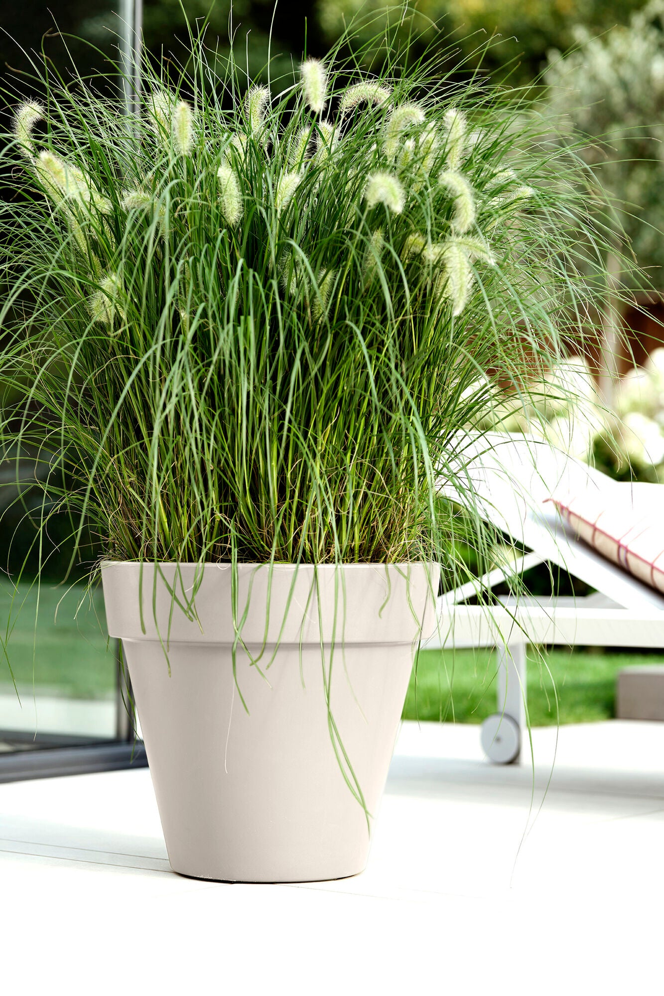 Elho Pure Round bloempot Ø40 cm Linen White