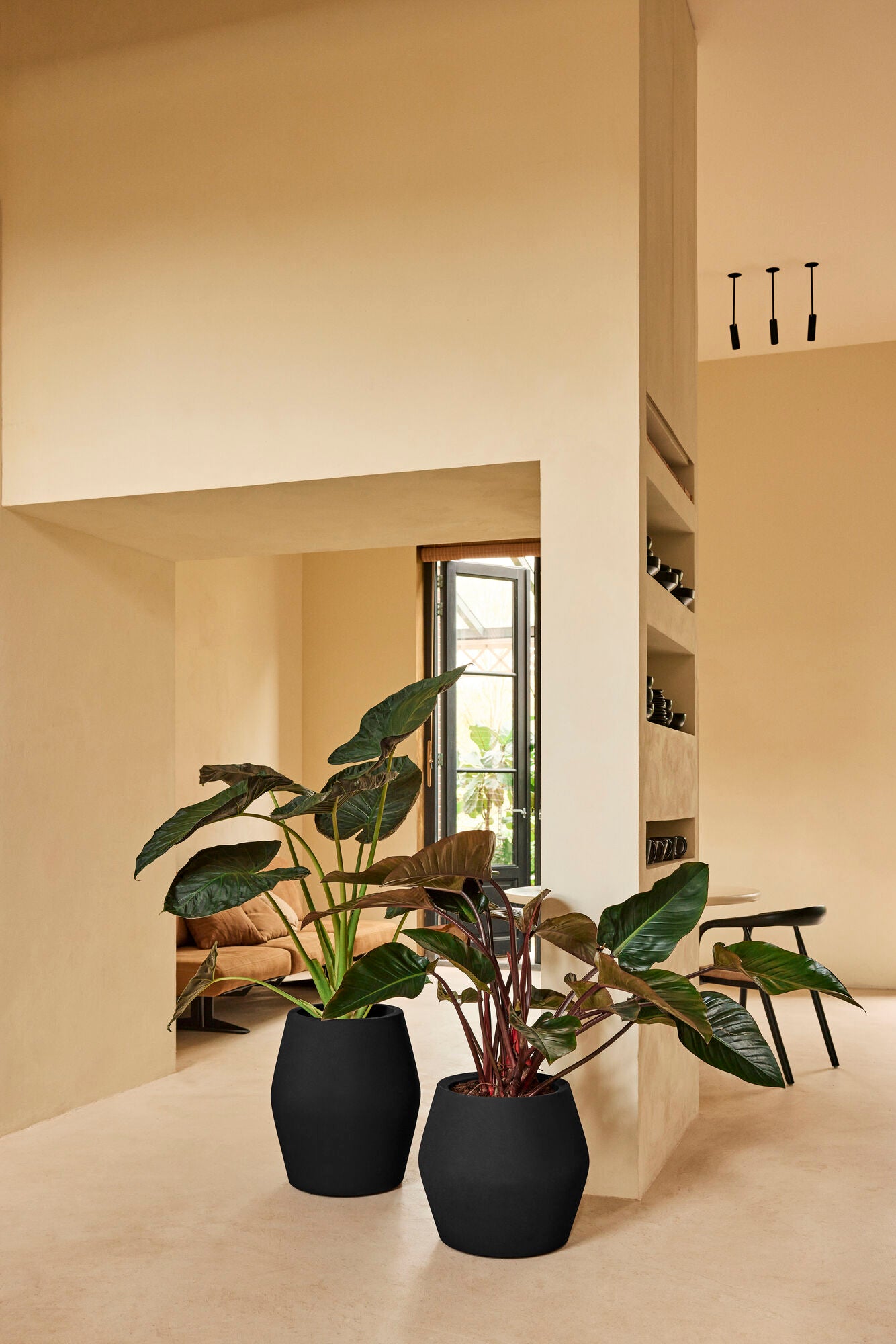 Elho June Split Low bloempot Ø46 cm Zwart