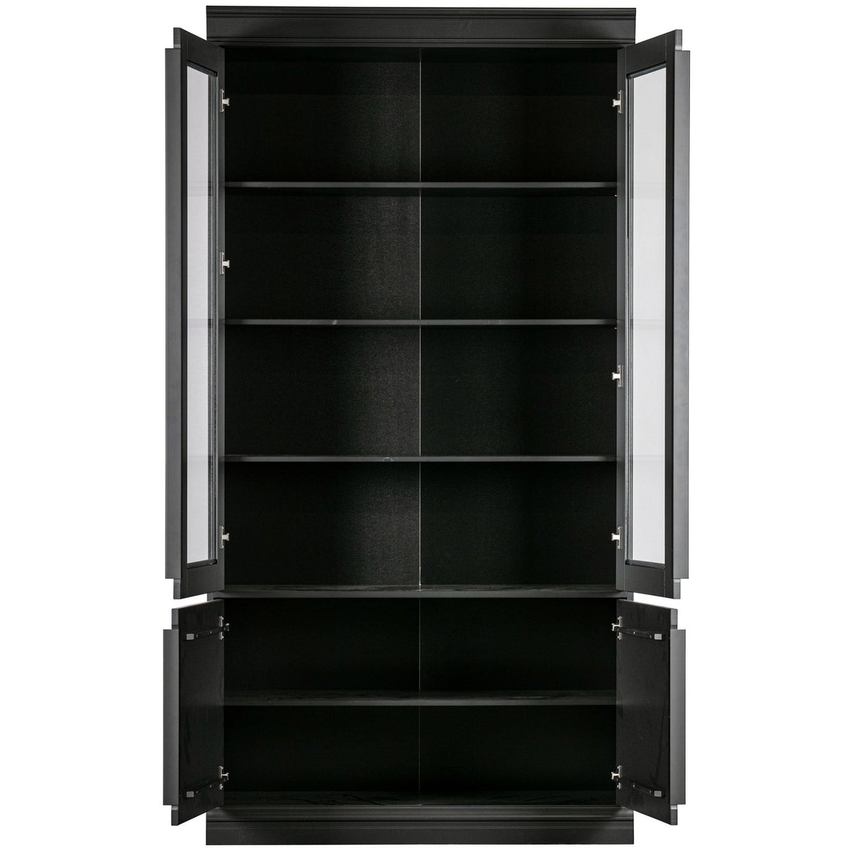 WOOOD Organize vitrinekast Matzwart