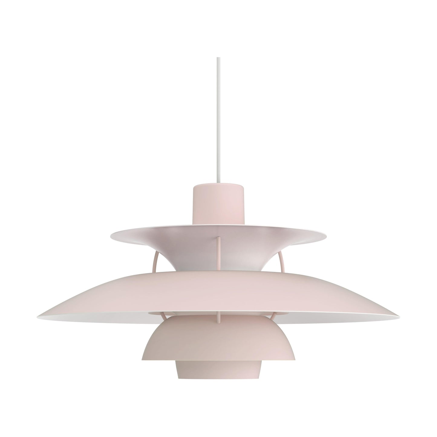 Louis Poulsen PH 5 hanglamp Monochrome Pale Rose