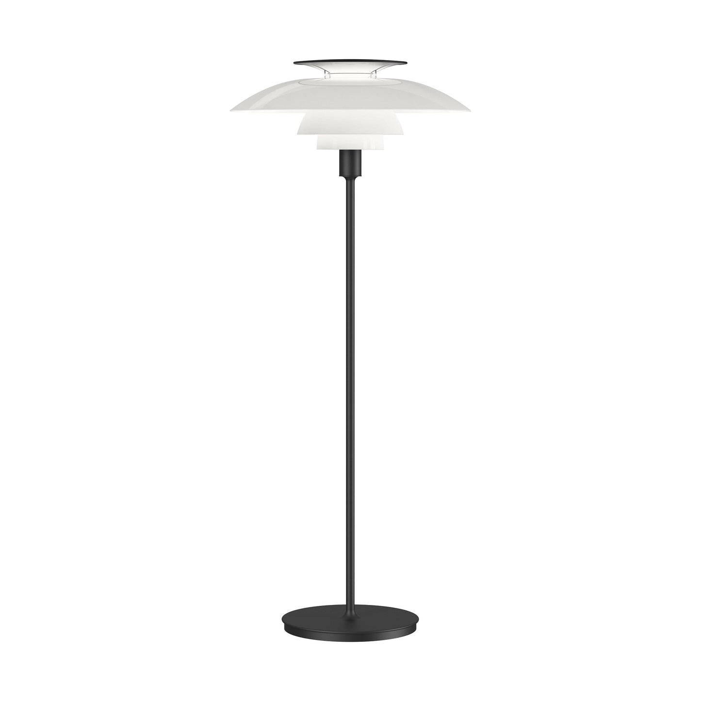 Louis Poulsen PH 80 vloerlamp Opal White/Black