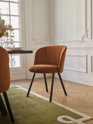 Vitra Mikado eetkamerstoel Plano Dark Grey aluminium