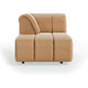 HKliving Wave bank left divan Corduroy Rib Brown