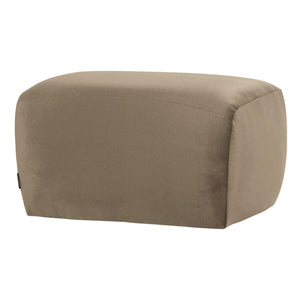 WOOOD Mojo Base poef velvet Khaki