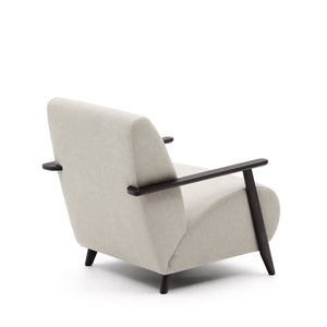 Kave Home Meghan fauteuil Pearl zwart