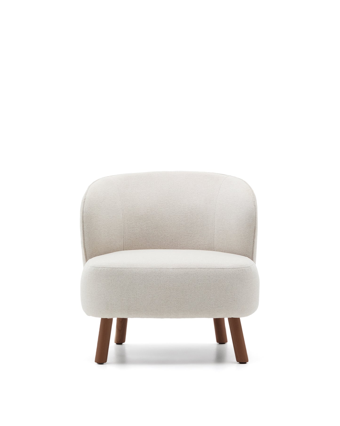 Kave Home Ulit fauteuil Beige walnoot