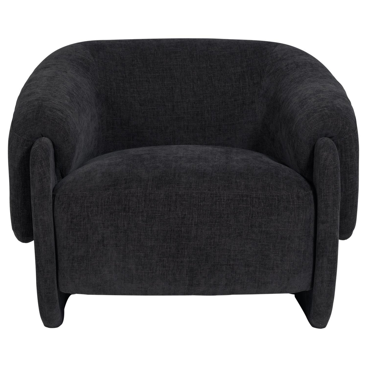 WOOOD Moru fauteuil chenille Denimblauw