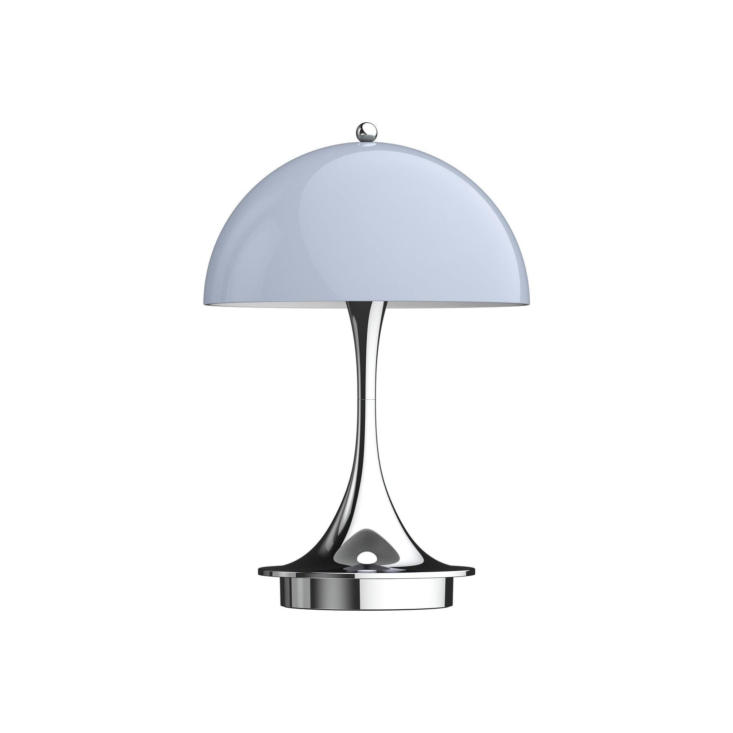 Louis Poulsen Panthella 160 Portable tafellamp Blue Grey Opal Chrome