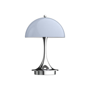 Louis Poulsen Panthella 160 Portable tafellamp Blue Grey Opal Chrome