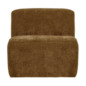 WOOOD Mojo Base 1-zits bank rib Honinggeel